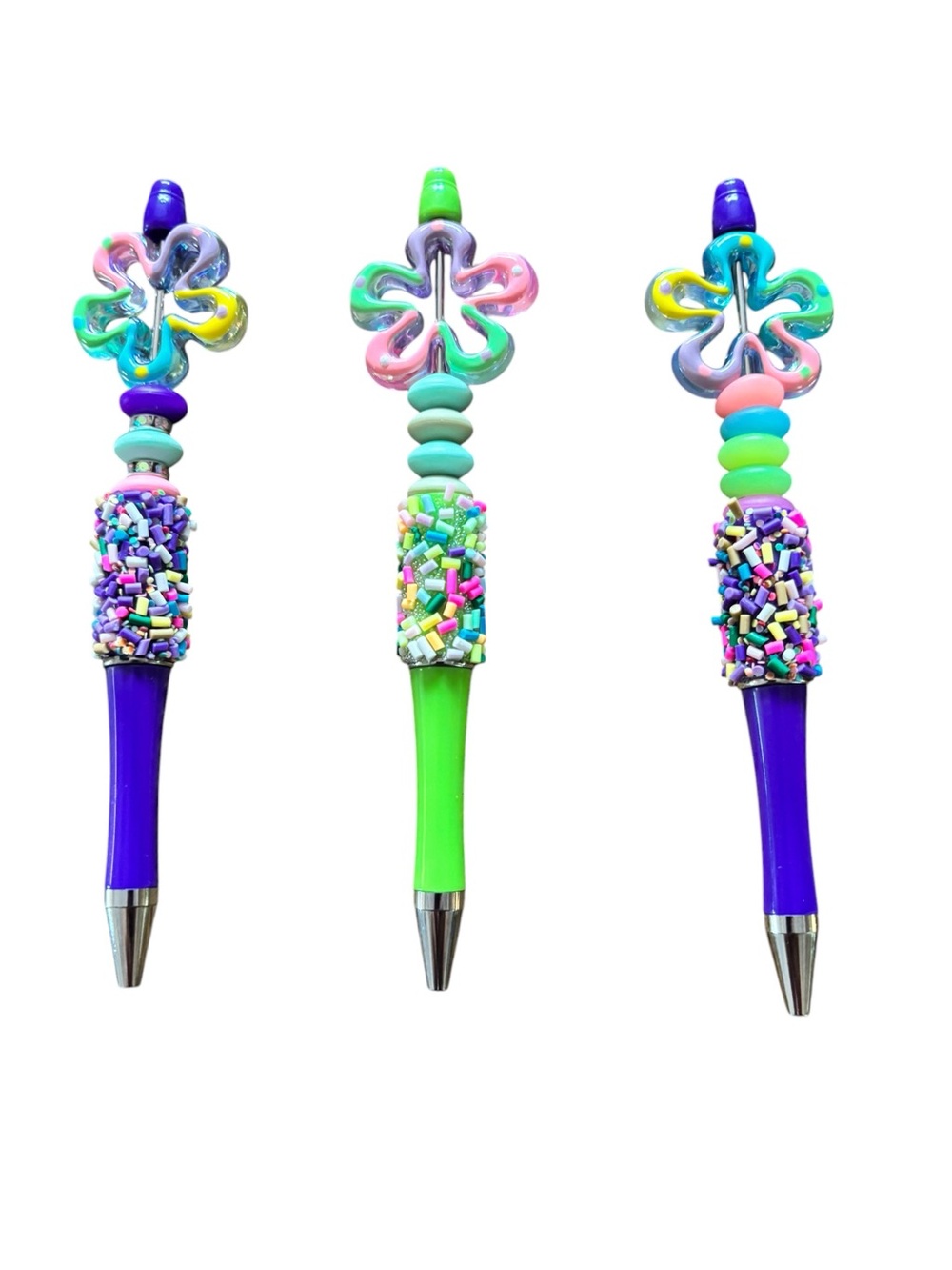 70s Handmade Colorful Pens Handmade By AB INKS HANDMADE EXPRESSIONS - Picture 5 of 5
